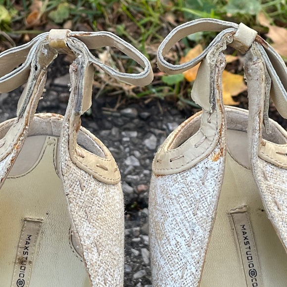 Max Studio sz 8.5 Messing Stiletto Heels - Picture 4 of 9